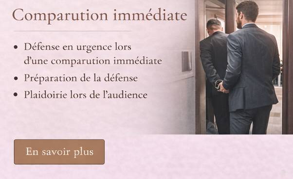 comparution immédiate