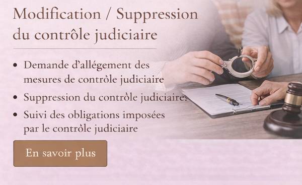 contrôle judiciaire