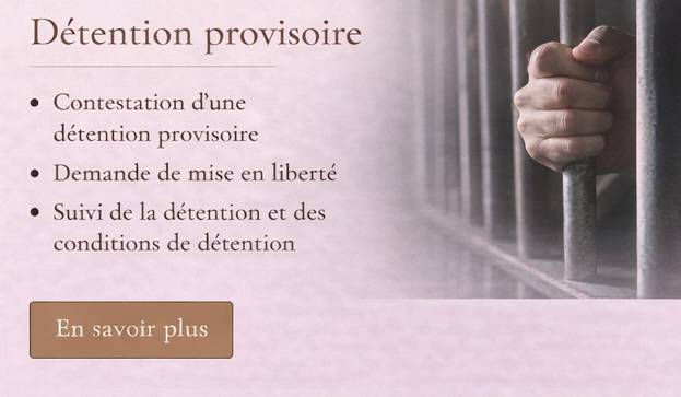 détention provisoire