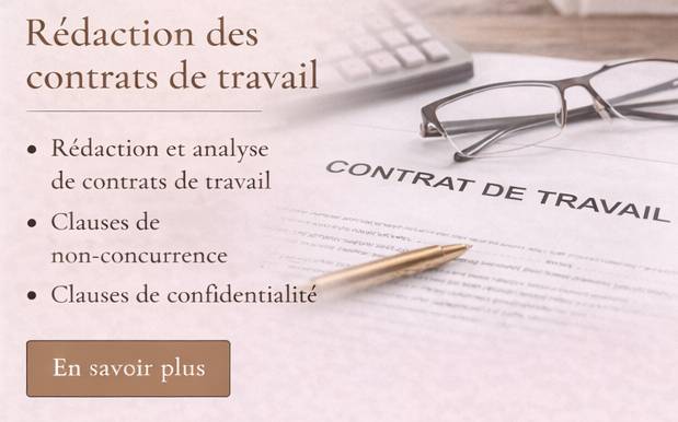 rédaction contrats de travail