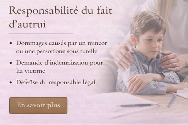 responsabilité du fait d'autrui